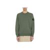 Stone Island Garment Dyed Sweatshirt Musk Men Tops Green 801563051-V0059