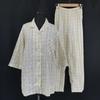 Made In Japan POLO Pajama Set Up Roomwear/Women's Size M/Yellow/Check Pattern/