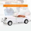 1:36 Mini Stimulation Alloy Classic Car Alloy Pull Back Retro Convertible Car Model Simulation Mini Vehicle Ornament