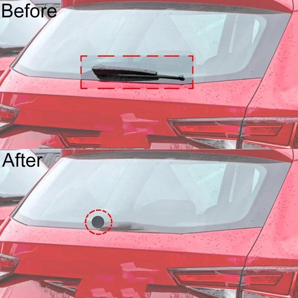 Car Rear Windshield Wiper Delete Bung Grommet Blade Rubber Plug For Skoda Octavia MK1 MK2 MK3 1997 1998 1999 2000 2001 – 2019