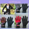 Bike Gloves Fleece Adults Anti Slip Features Outdoor Cycling Commuting Supplies