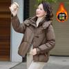 Medium Removable Hat Bread Clothes Cotton Clothes Women's Winter New Fashionable Versatile Thickened Cold-proof Cotton-padded Jacket