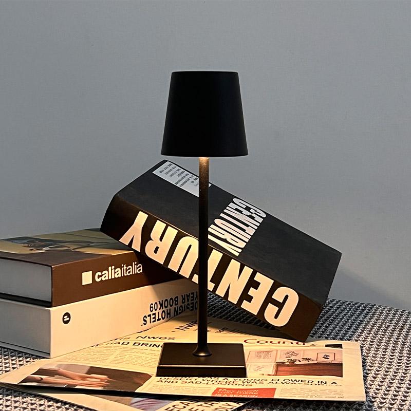 

Мини светодиодная настольная лампа Type-C Battery Wireless Rechargeable Luxury Bedside Room Decor Led Lights Home Decoration
