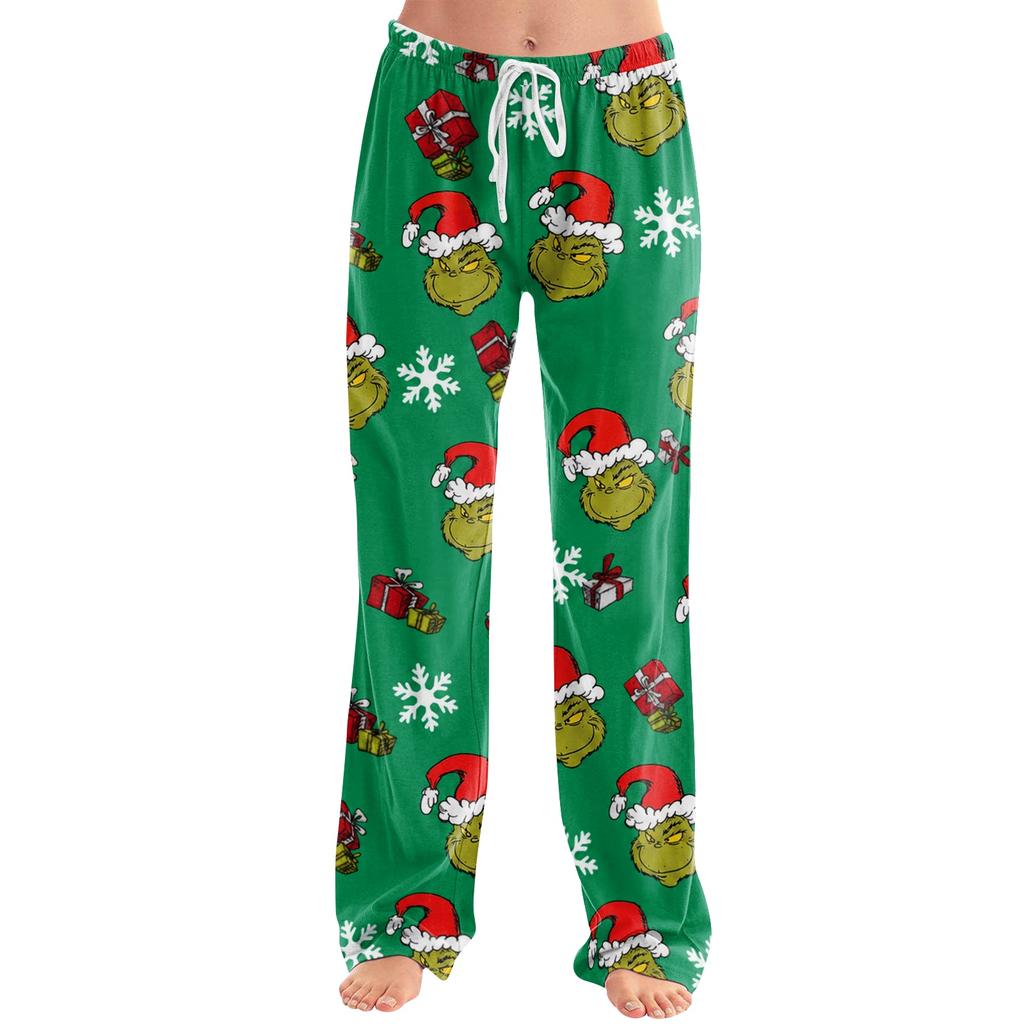 Women's Graphic Print Pants, Casual Trousers for Everyday Wear