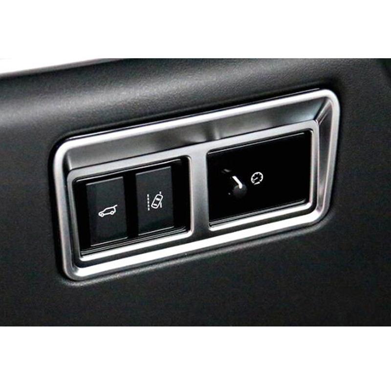 For Jaguar F-PACE FPace 2016 2017 2018   Car Stick Front Headlight Light Switch Inner Trim Frame Panel Button