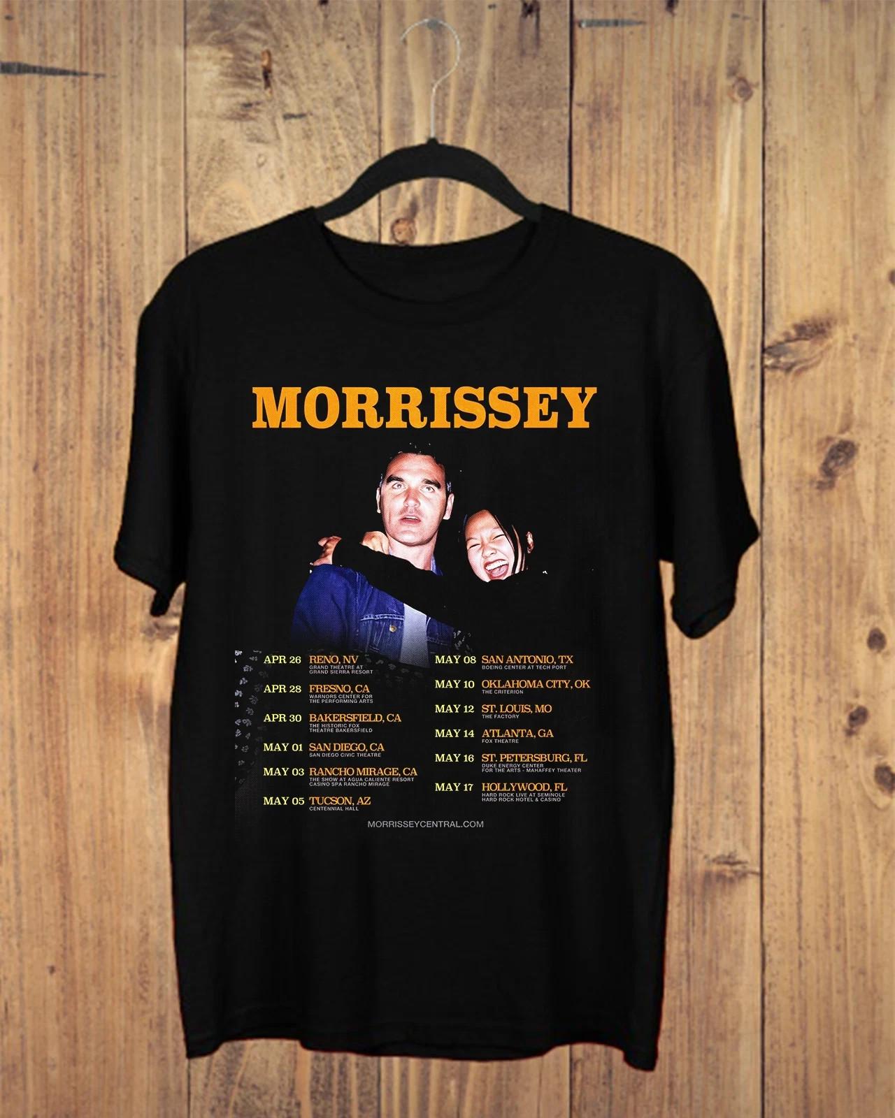 MORRISSEY LIVE IN CONCERT GIFT FOR FAN TOUR T Shirt Full Size S-5XL BS1942 S