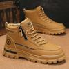 Herr Vinterkängor Ankelboots Erbjudande Militär Man Taktiska Kängor Herr Skodon Säkerhet Arbetsskor Herr Motorcykelkänga Snö Hög