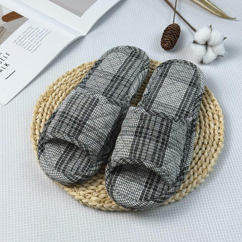 Artistic Unisex Korean Style Indoor Slippers with Cloth Soles