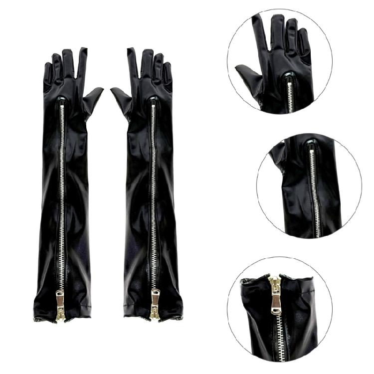 1 Paio di Guanti Lunghi in Ecopelle PU che Forniscono Comfort e Stile Caldi per l'Inverno Guanto da Cosplay per Costume da Sera e Uso Quotidiano