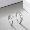 European-American Zircon Open Ring: Elegant, High-End Fashion Jewelry for Women