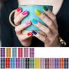 Nails Art Stickers Waterproof Nail Polish Stickers Solid Color Nail Sticker Nail Polish Strips Full Nail Wraps Sticker