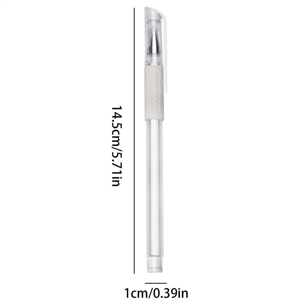 Temporary Markers For Skin Portable Scribe Pen White Scribe Pen Position Mapping Mark Tool Washable Body Art Supply Tool