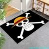 Creative 3D Cartoon Carpet  Anime One Piece Ace Anime Print Living Room Bedroom Decoration Rug Children Anti Slip Crawling Mat