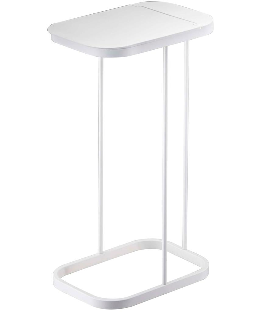 Yamazaki Luce Trash Bag W22 x D33 x Garbage 7552 Holder, White, Approx. H55cm, Easy-to-Remove Bags,