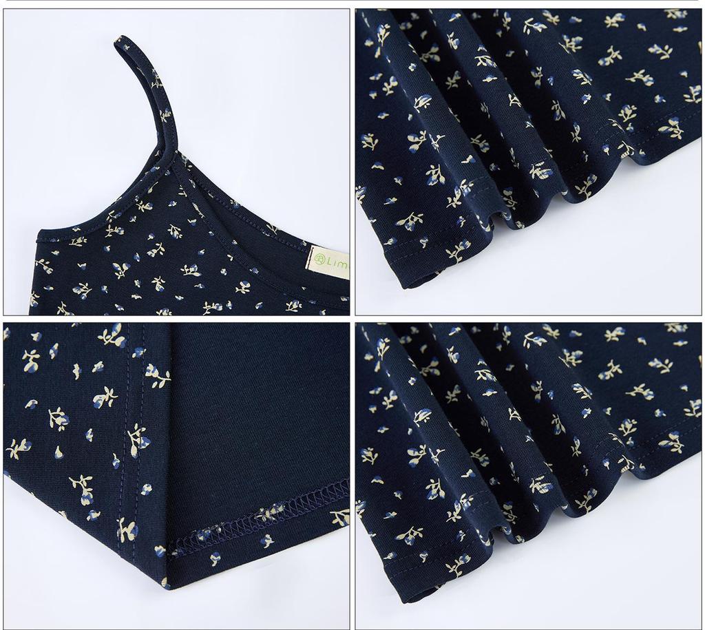 Summer 2025 Women's Printed Camisole Vest - 260g Combed Cotton, Sexy and Stylish Top