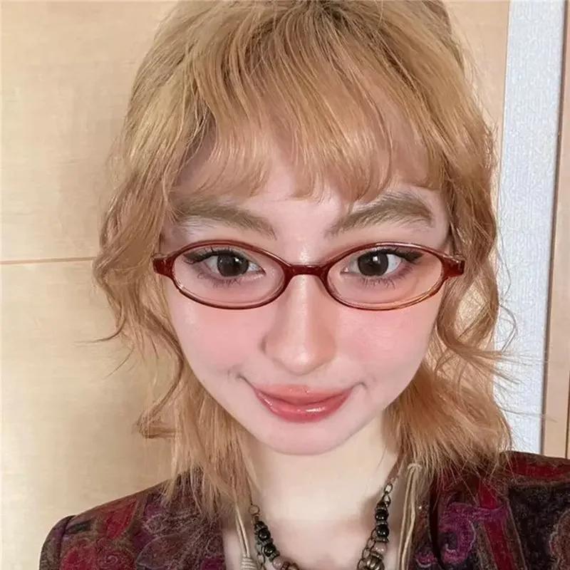 New Vintage Small Oval Frame Sunglasses Trendy Fashion Hip Hop Men Women Eyewear Top Brand Designer Male Female Shades Uv400