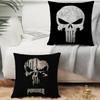 The P-Punisher Logo Pillow Case Plush Fabric Soft Pillowcase Double Sided Print Cushion Cover Household Gifts
