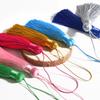 Polyester Seidenquaste Hängende Quaste mit Spitze für DIY Schmuckherstellung Zubehör Bastelarbeiten