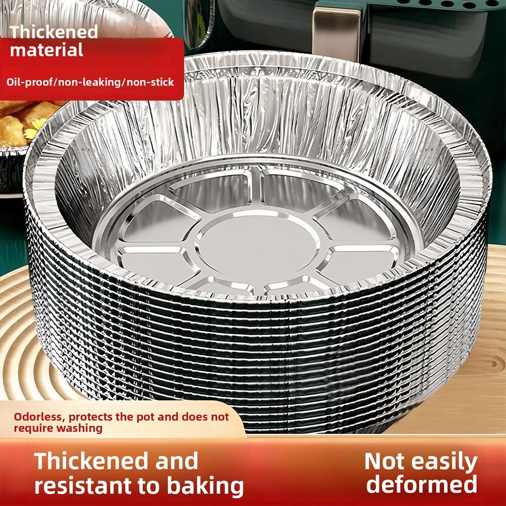 Food-grade Aluminium Foil Bowls for Household High-temperature Air Fryers