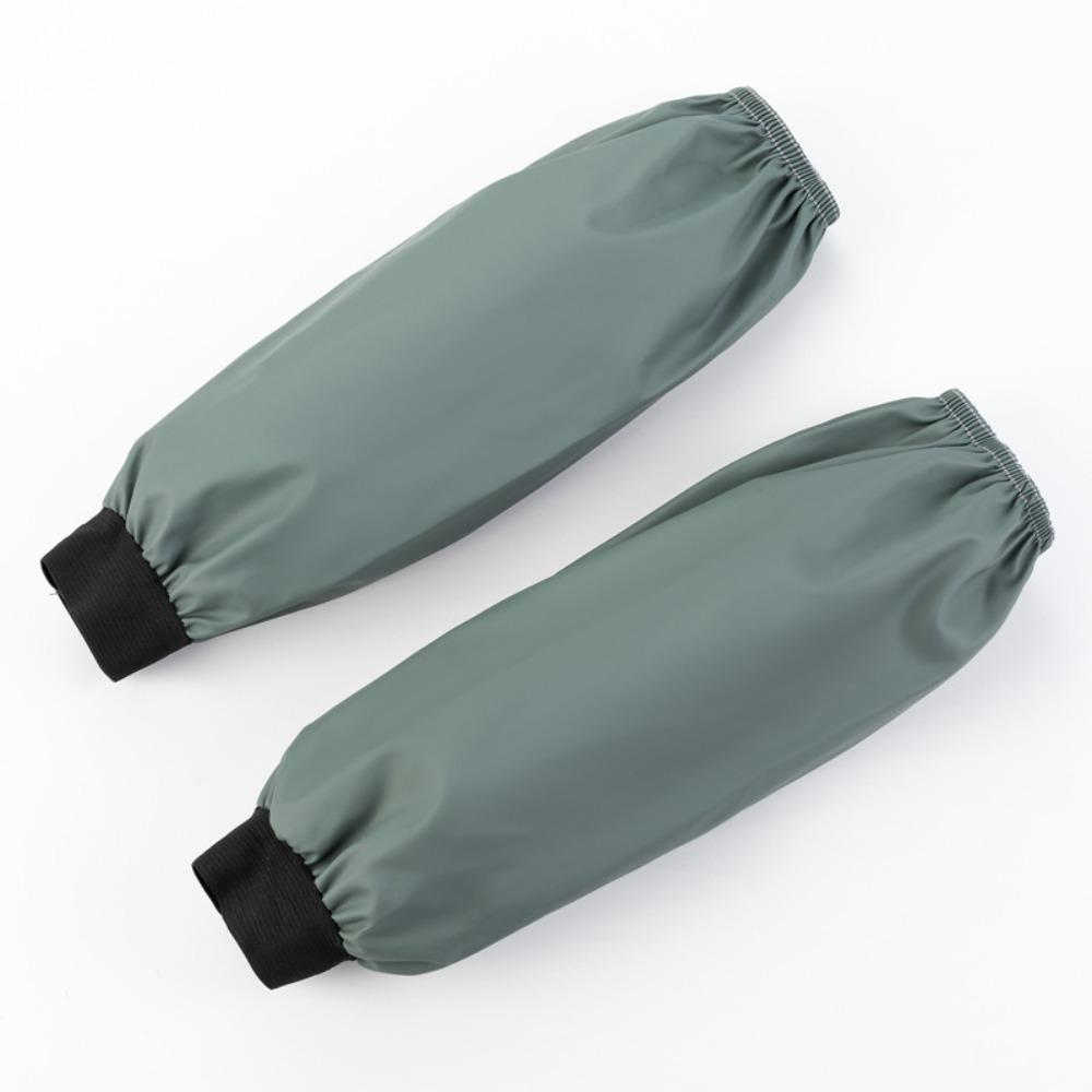 1Pair Soft Leather Oil-Proof  Sleeve Multi-function Cleaning Oversleeves Working Arm Protector