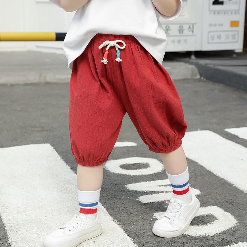 Korean Style Kids' Summer-Autumn Casual Workwear Pants