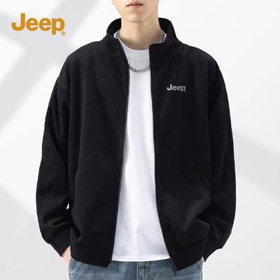 Men's Retro American Style Stand-up Collar Jacket