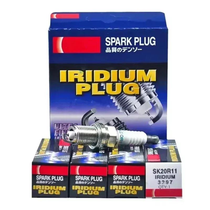 4/6PCS Iridium Spark Plug 3297 SK20R11 For Lexus ES GS IS LS LX RX SC Toyota Corolla Matrix Camry RAV4  Lotus Elise Exige Volvo 4pcs