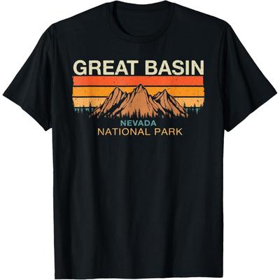 T-shirt Souvenir Vintage Montagnes du Grand Bassin Nevada Parc National