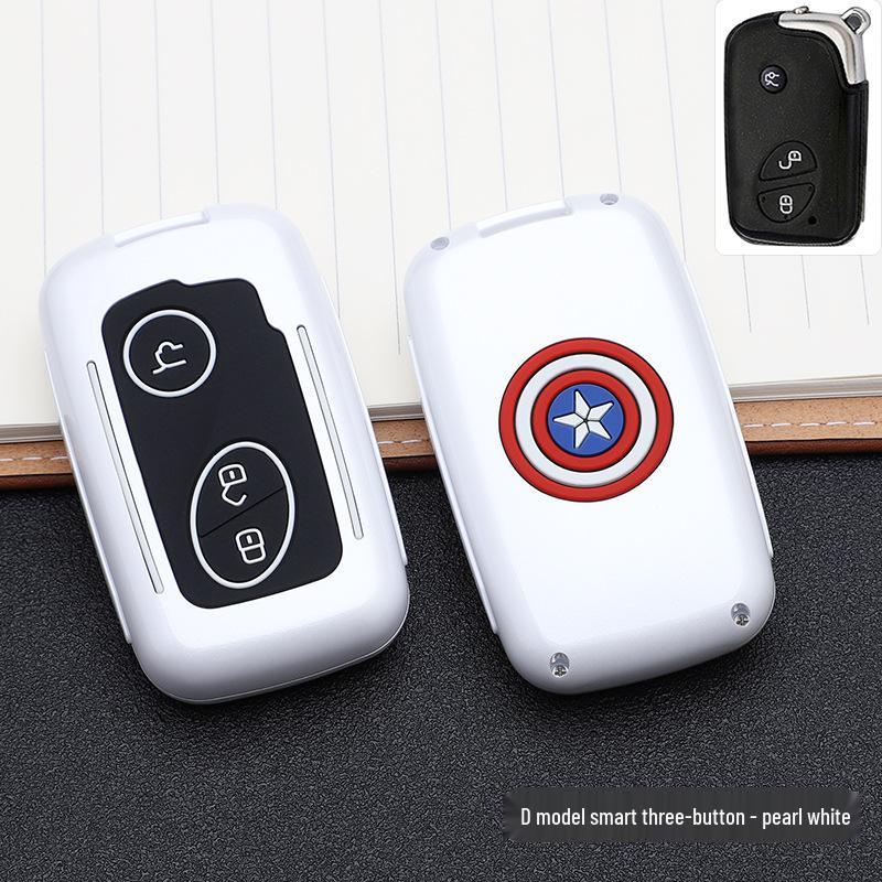 BYD Marvel Car Key Pouch - Fashionable Buckle Remote Shell & Personalized Decor