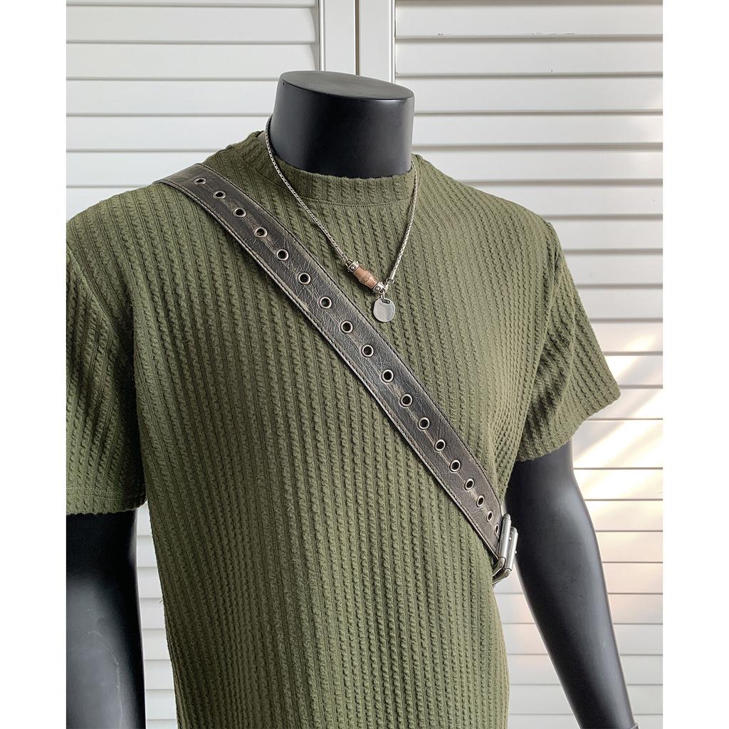 Pit Strip Short-Sleeved T-Shirt Men'S Half-Sleeved Bottoming Shirt Loose And Versatile Japanese Summer Youth T-Shirt