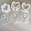 Silicone Resin Molds Charm Heart Small Vases Moulds Home Decors Craft Mold Making Small Vase Perfect for Plant Lovers