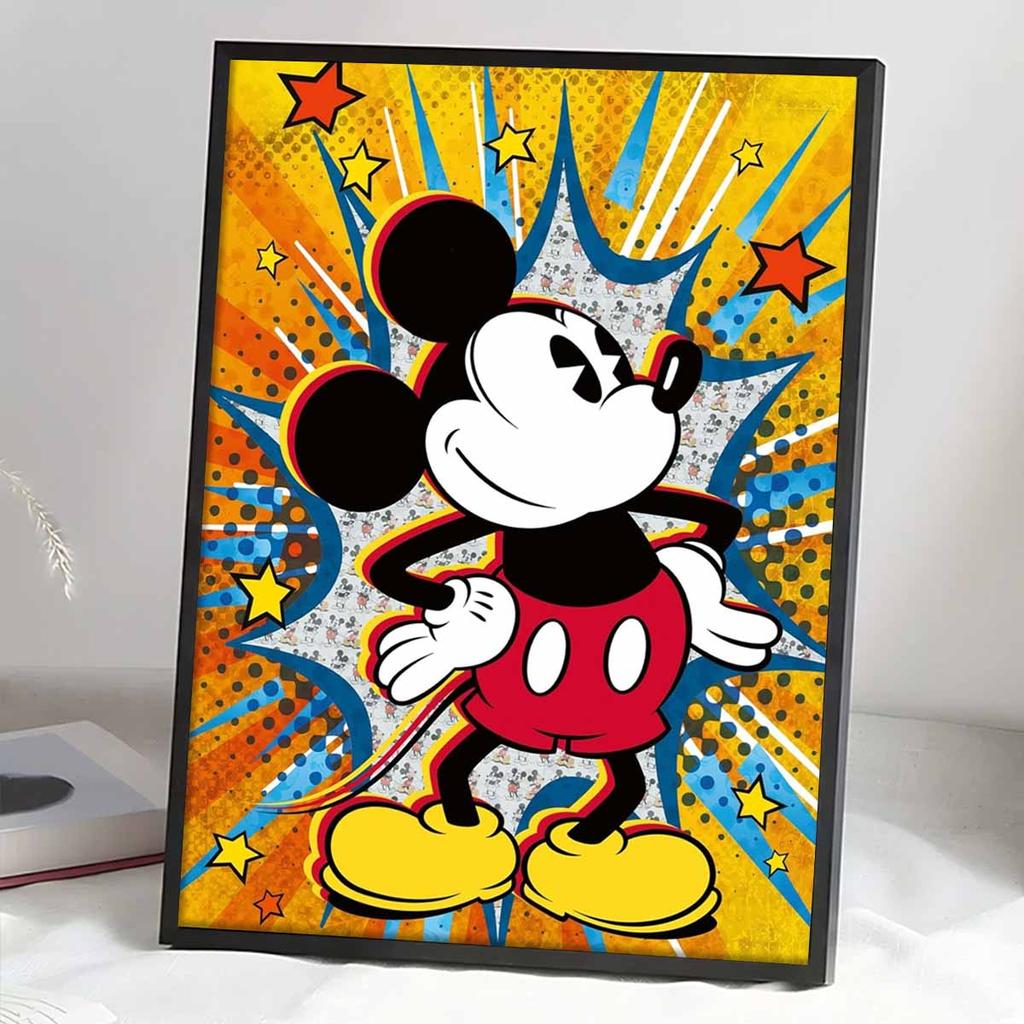 Full Round Diamond Painting Proud Mickey Art Rhinestone Picture Mosaic DIY 5D Cross Stitch Embroidery Home Decoration