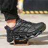 New Fashion lightweight men work safety shoes sneakers steel toe cap wear-resistant outdoor industrial safety footwear boots