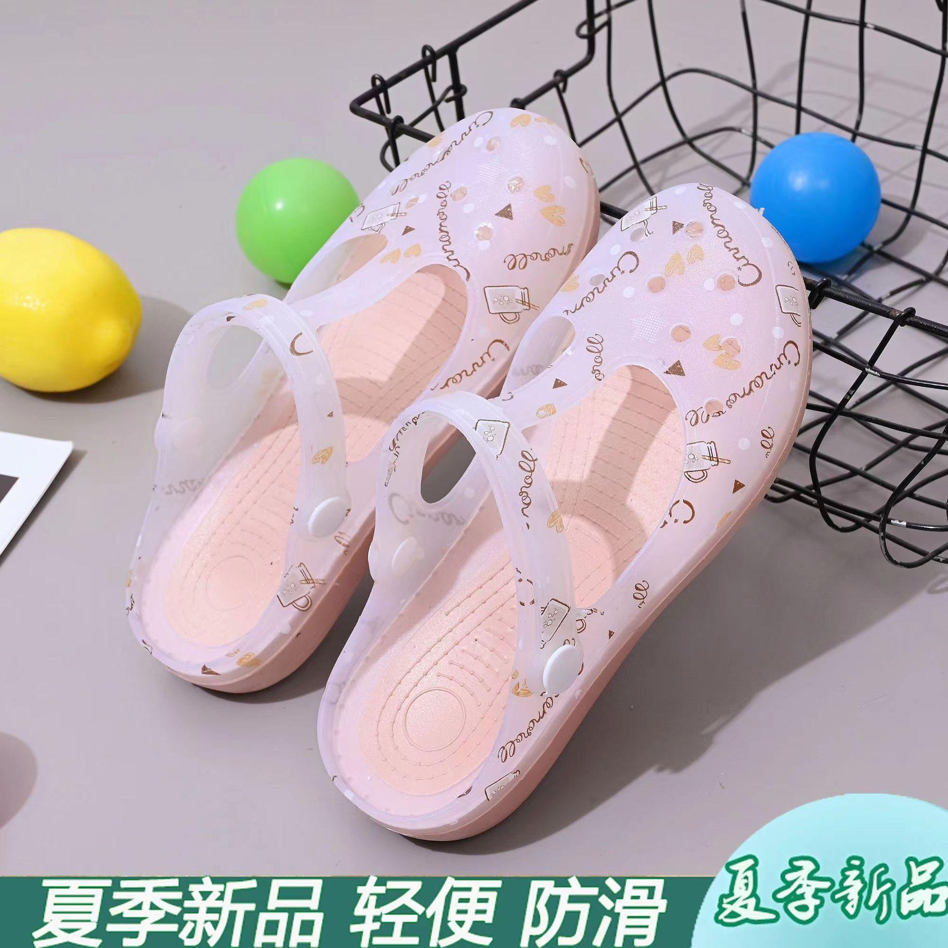 

Новые туфли с отверстиями, женская легкая нескользящая пляжная обувь, модные дышащие сандалии на мягкой подошве, женская сумка для медсестры, тапочки на голову 35 хаки