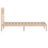 Solid Wood Bed 75x190 Cm Pine