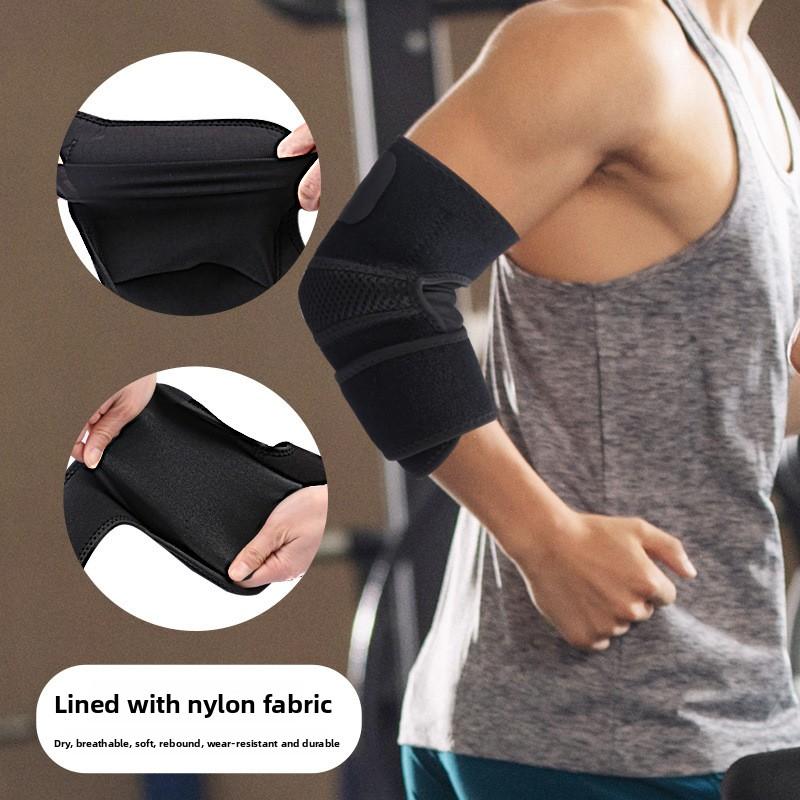 Sports Fitness Elbow Guard Soft High Elastic Mesh Breathable Adjustable Support Fixed Pressure Breathable Strap