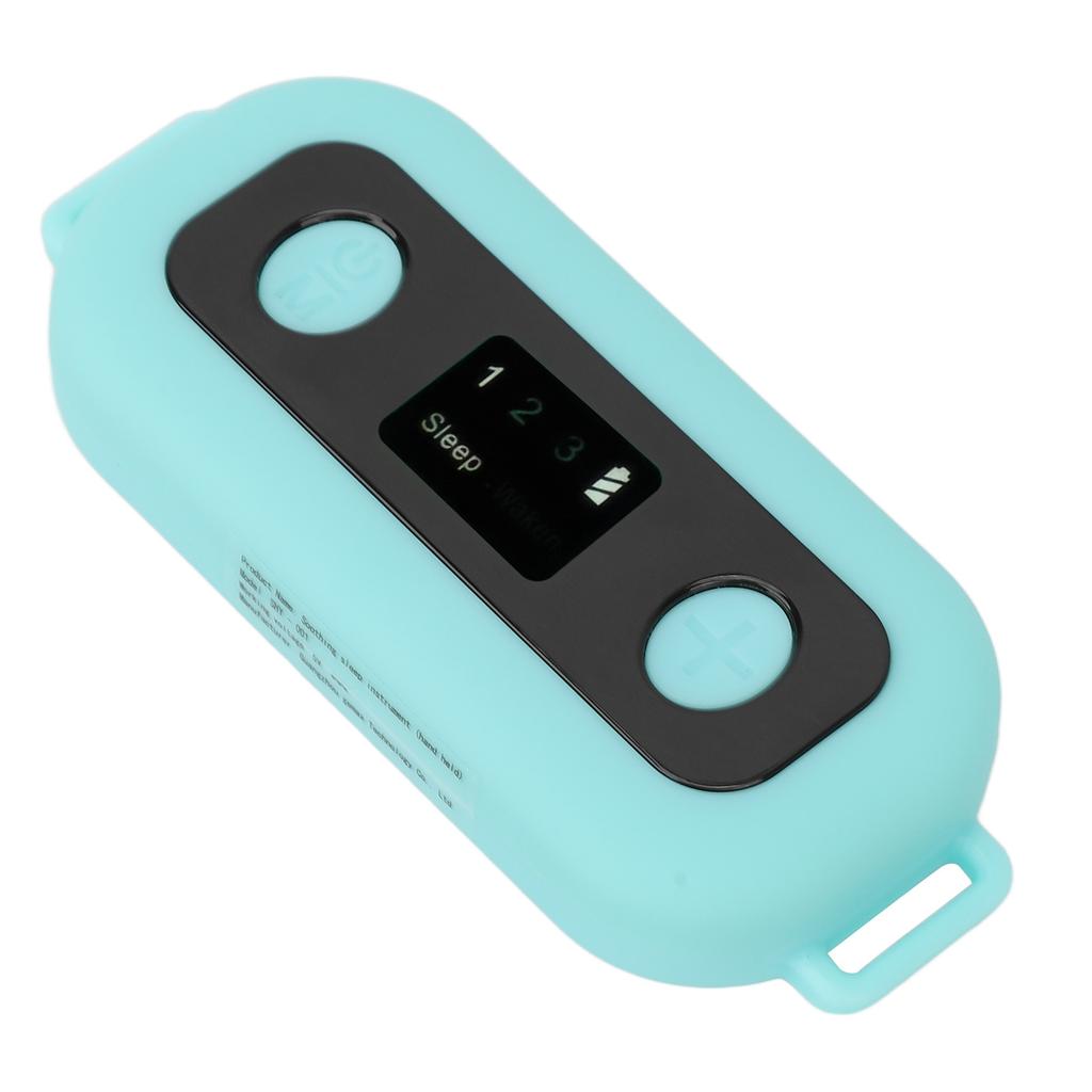 Sleep Instrument Smart Portable Light Weight Microcurrent Physics Handheld Sleep Device for Home Office School Green