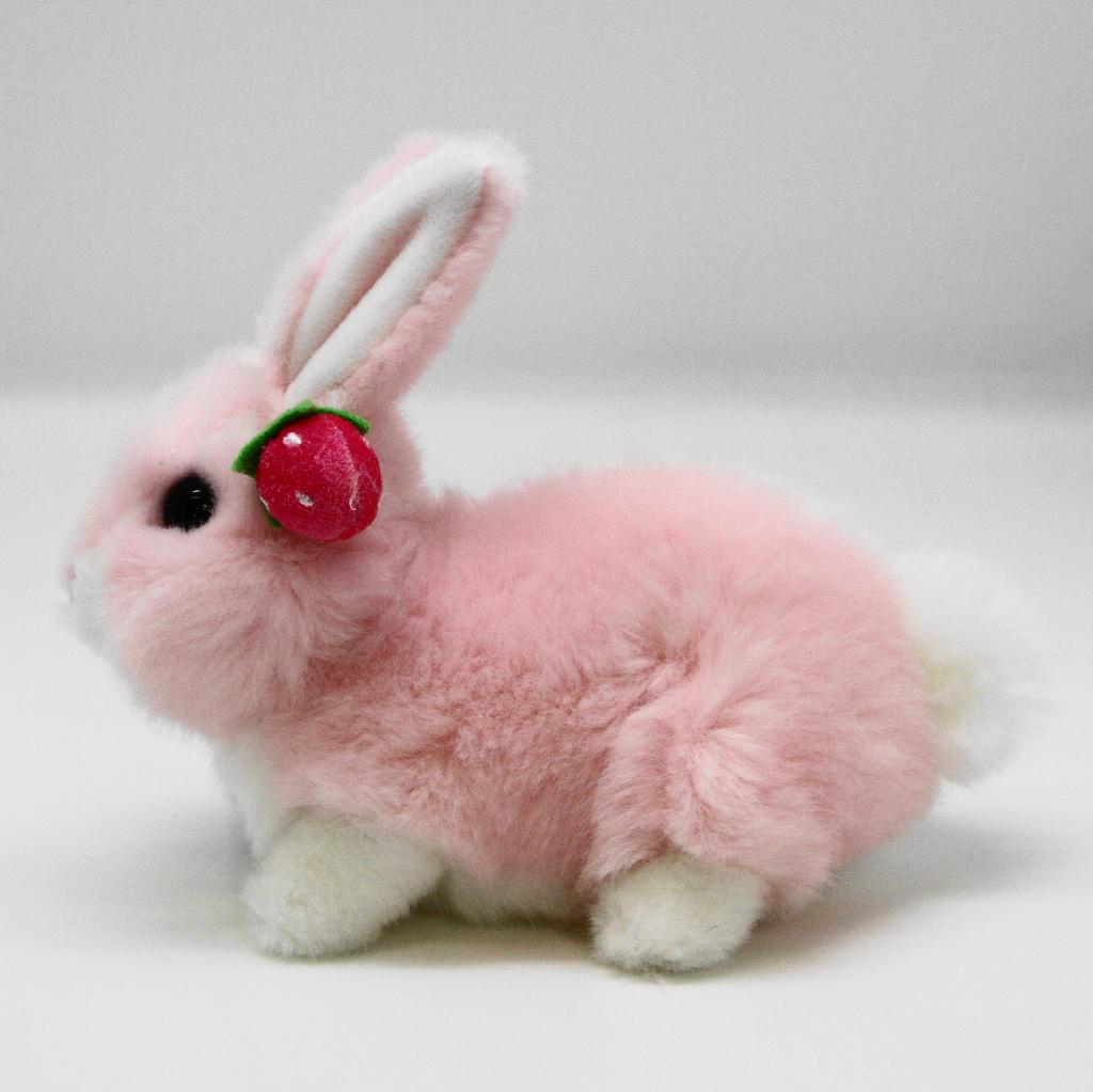 Aurora World Plush New Rabbit Parent and Child S Crawling Pink