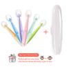 Baby Soft Silicone Spoon Temperature Utensils Baby Feeding Soft Tip Tableware Learning Eat Training Auxiliary Tools