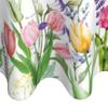 Wildflowers Florals Butterfly Waterproof Tablecloth Easter Wedding Party Dcor Washable Round  Table Cover Picnic Table Decor