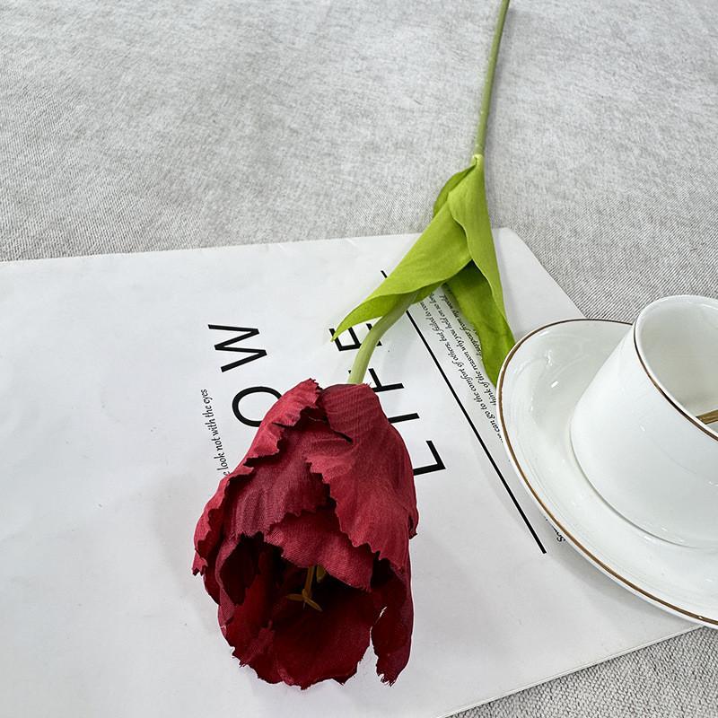 Artificial Tulip Flower Wedding Hotel Restaurant Desktop Ornament Decoration