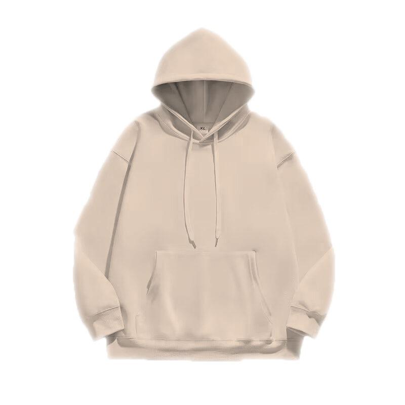 Women's 2024 Autumn/Winter Korean Style Loose Plus Velvet Hooded Sweatshirt