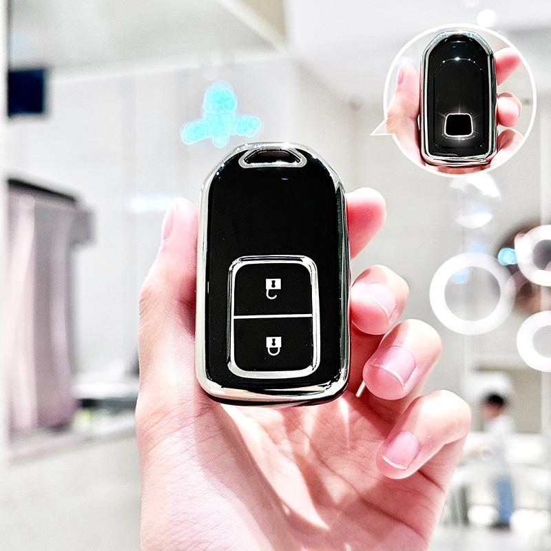 Tpu Keyless Protector For Honda Cr-V Crider Odyssey Pilot Fit Accord Grace Ix Civic Hrv Crv Xrv Car Key Case Cover Fob Shell