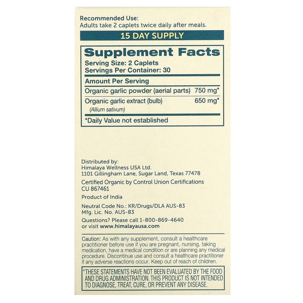 Bio-Knoblauch, 60 Kapseln