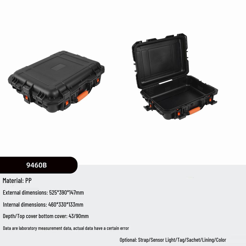Multi-Size Explosion-Proof, Waterproof, Shockproof Plastic Tool Case with Optional Lining