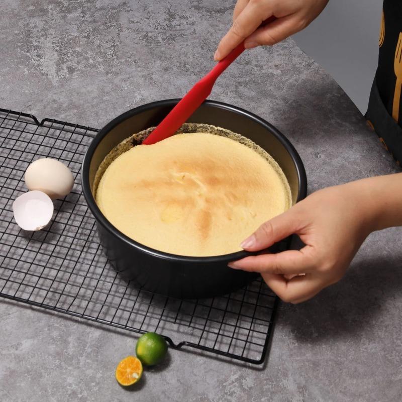 Food-Grade Silicone Long Scraper, Cake Making Cream Spatula Baking Accessory