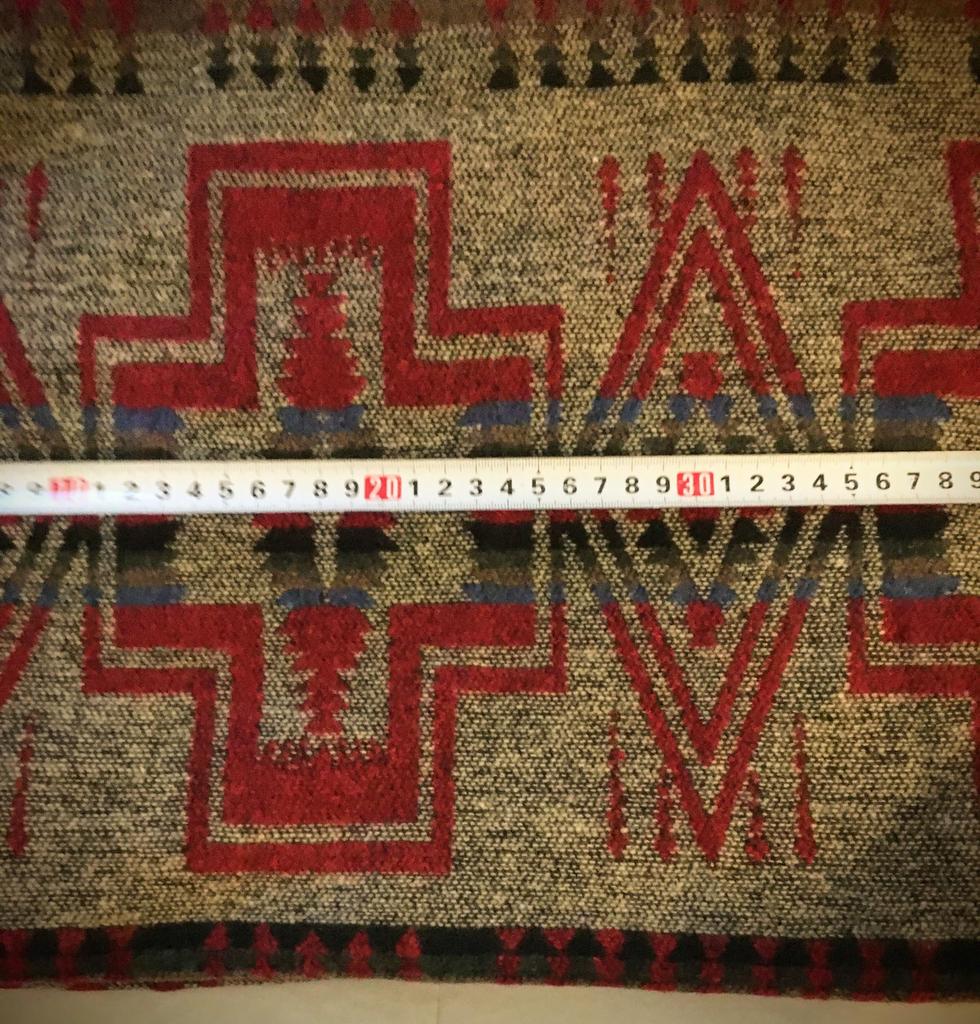 Jacquard Thick Fabric Ortega Pattern Native American Pattern Fabric Fabric Scraps Denim Remake Interior Handmade Voice Foundation of Indigenous