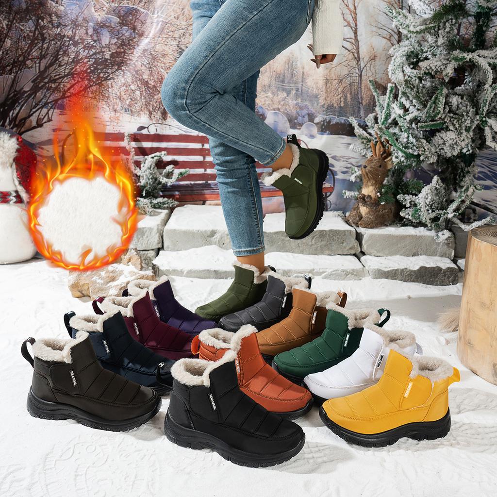 Ladies, Snow Boots, Suede Shoes, Thick Shoes, Warm Shoes, Outdoor Shoes, Waterproof Shoes, Women's Shoes, Outdoor Boots, Non Slip Shoes