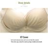 Manzi Meidie Seamless Adjustable Wireless Women's Bra - Versatile, Comfortable, Thin Style with Side Support