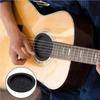 Botocoo Soundhole Cover Guitar Silicone Acoustic Guitar Silent Pickup Practice 2 Sizes Easy to Compatible with Acoustic Guitars Mute, Mute, Mute,